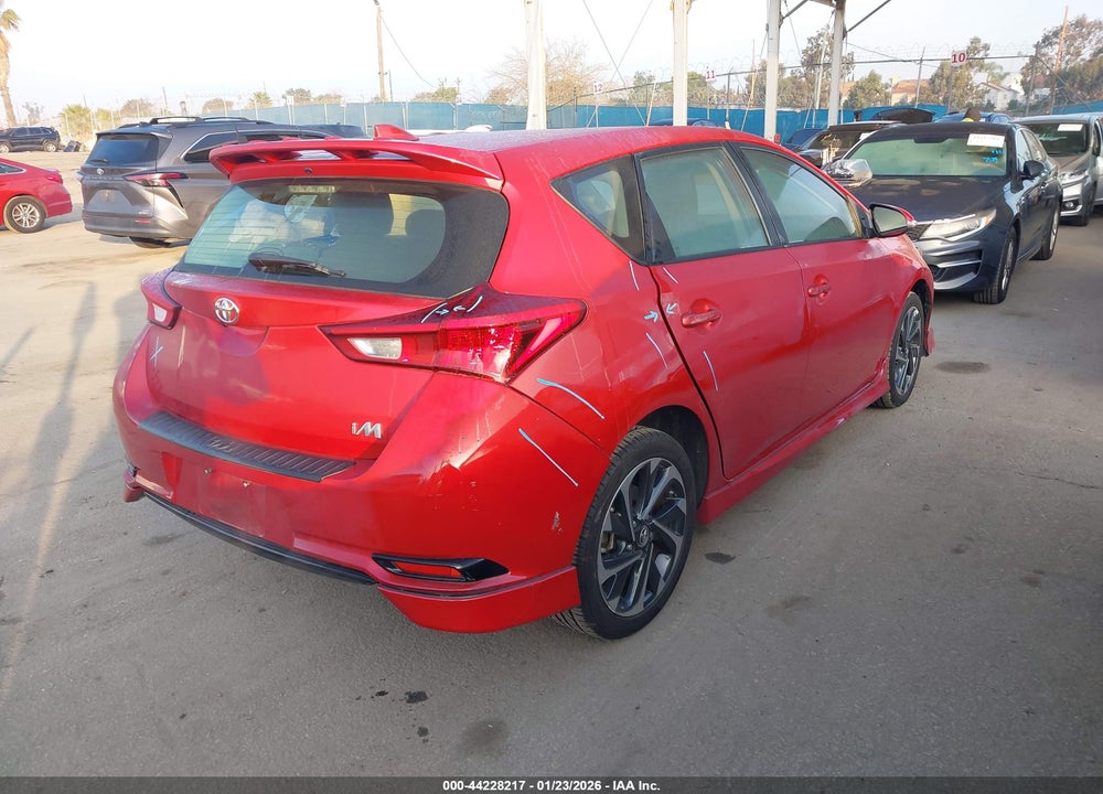 2017 TOYOTA COROLLA IM VIN: JTNKARJE3HJ543249
