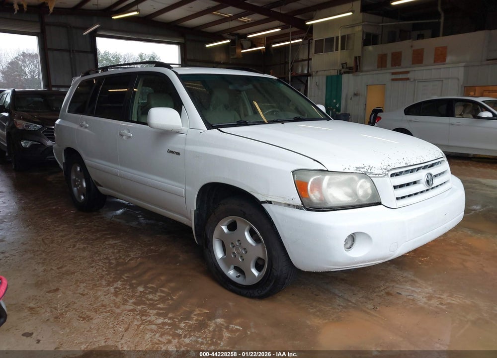 2006 TOYOTA HIGHLANDER W/3RD ROW/LIMITED W VIN: JTEDP21A360102137