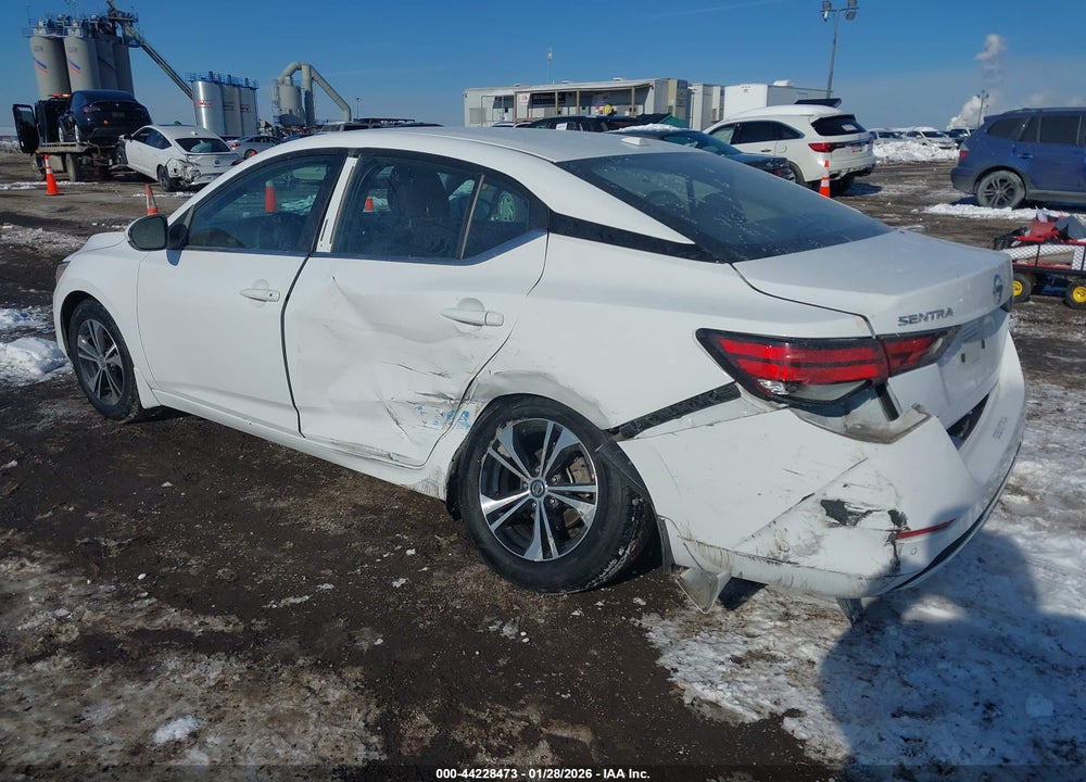 2022 NISSAN SENTRA SV XTRONIC CVT VIN: 3N1AB8CV7NY227657