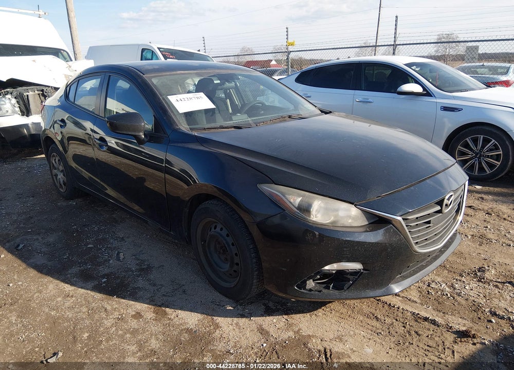 2014 MAZDA 3 I SPORT VIN: JM1BM1U76E1122583