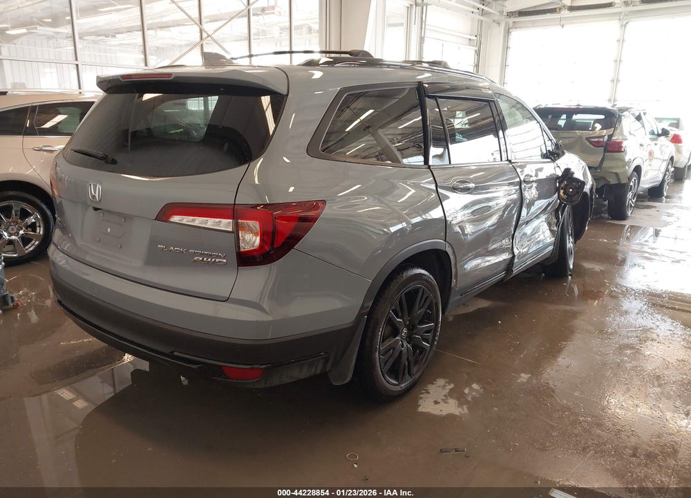 2022 HONDA PILOT AWD BLACK EDITION VIN: 5FNYF6H77NB060890