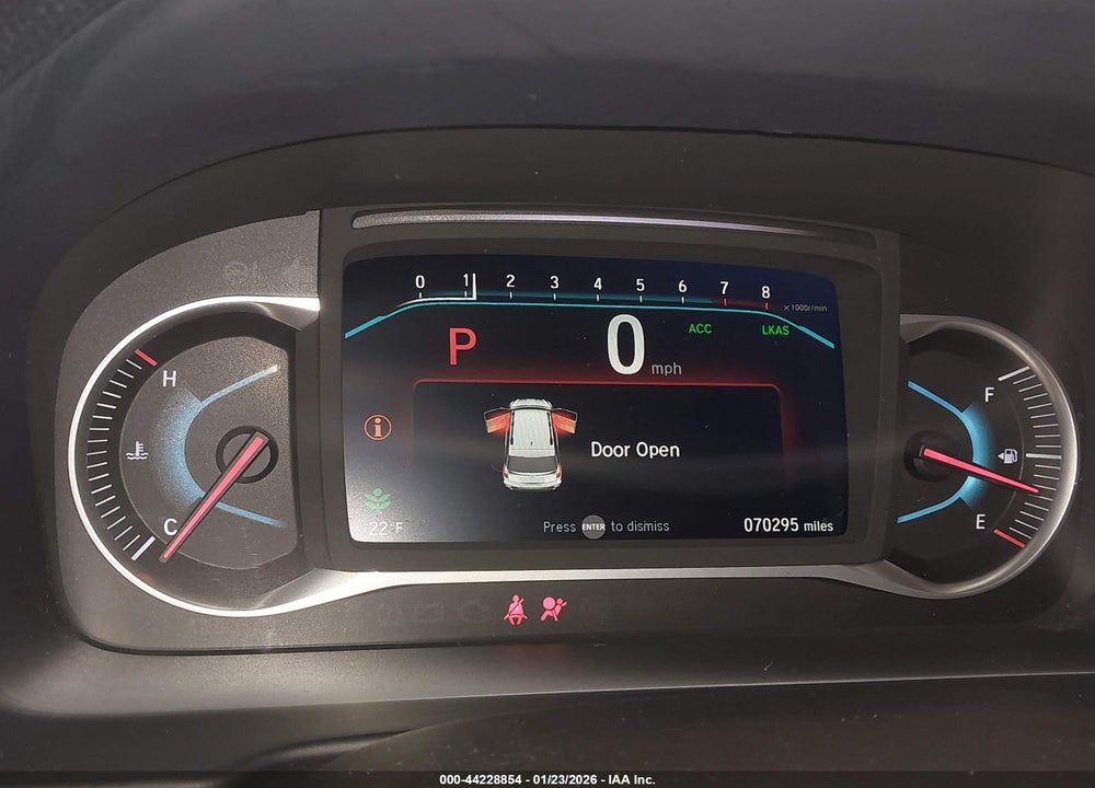 2022 HONDA PILOT AWD BLACK EDITION VIN: 5FNYF6H77NB060890