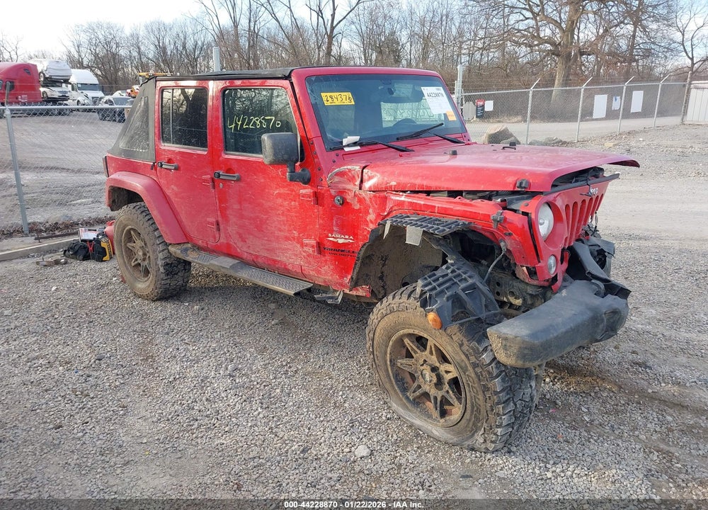 2014 JEEP WRANGLER UNLIMITED SAHARA VIN: 1C4HJWEG6EL284376