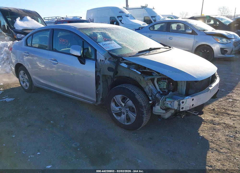 2013 HONDA CIVIC LX VIN: 2HGFB2F58DH542615