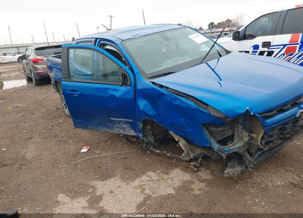 2021 CHEVROLET COLORADO 2WD  SHORT BOX WT VIN: 1GCGSBENXM1123197