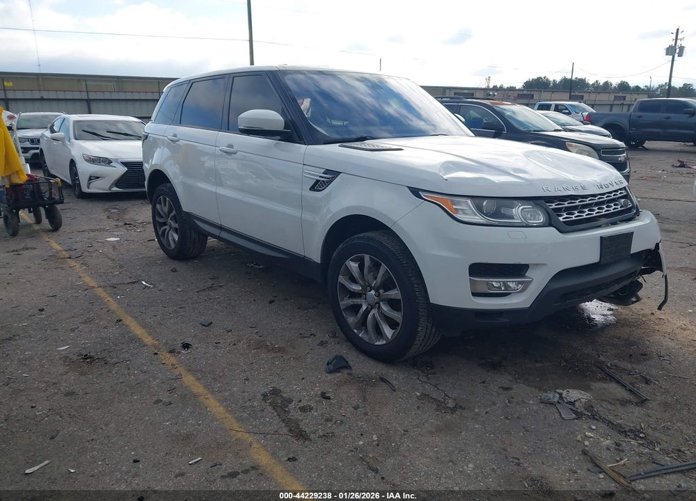 2016 LAND ROVER RANGE ROVER SPORT 3.0L V6 SUPERCHARGED HSE VIN: SALWR2VF7GA639224