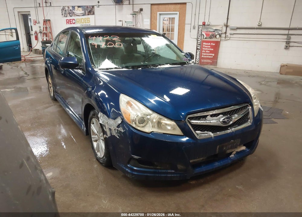 2011 SUBARU LEGACY 2.5I PREMIUM VIN: 4S3BMBF67B3213288