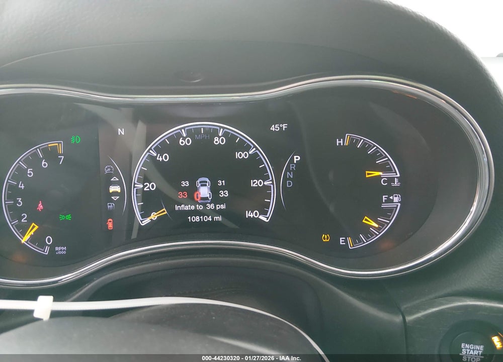 2018 JEEP GRAND CHEROKEE UPLAND 4X4 VIN: 1C4RJFAG6JC423202