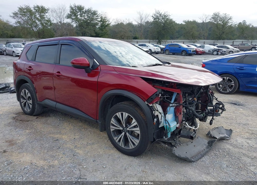 2022 NISSAN ROGUE SV FWD VIN: JN8BT3BA2NW041598