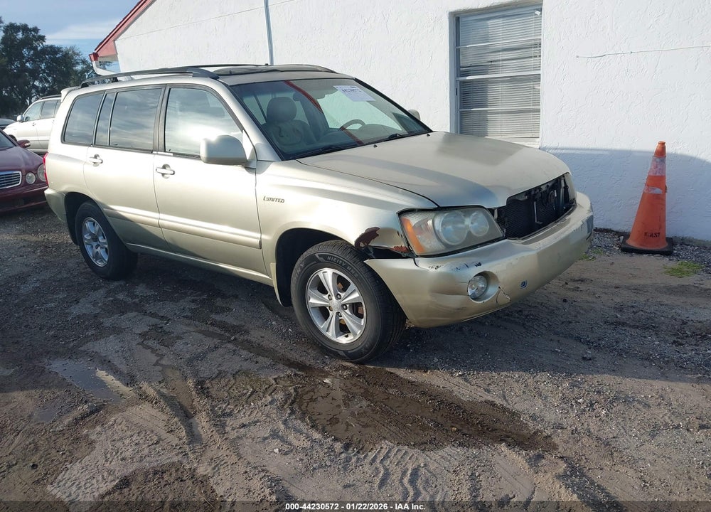 2003 TOYOTA HIGHLANDER LIMITED V6 VIN: JTEGF21A730096998