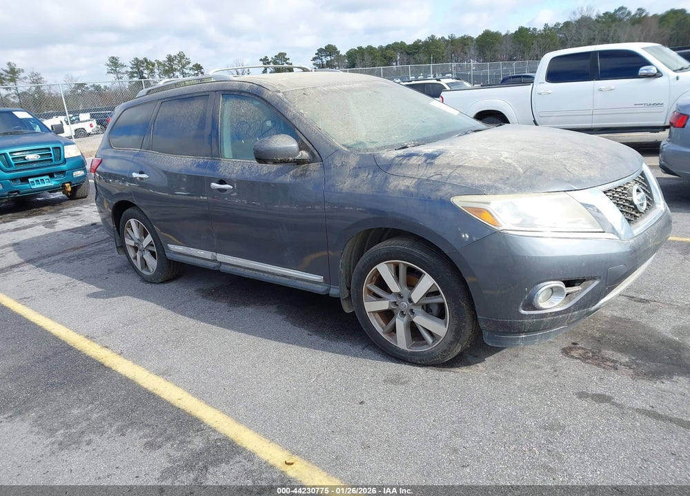 2014 NISSAN PATHFINDER PLATINUM VIN: 5N1AR2MN5EC662458