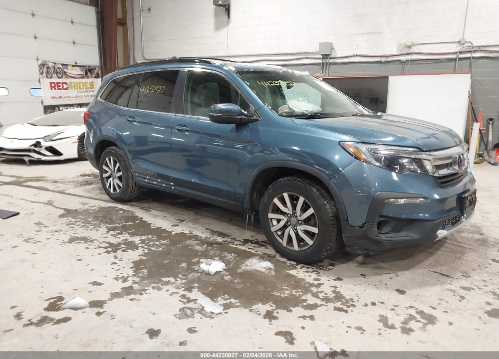 2021 HONDA PILOT AWD EX-L VIN: 5FNYF6H53MB053027