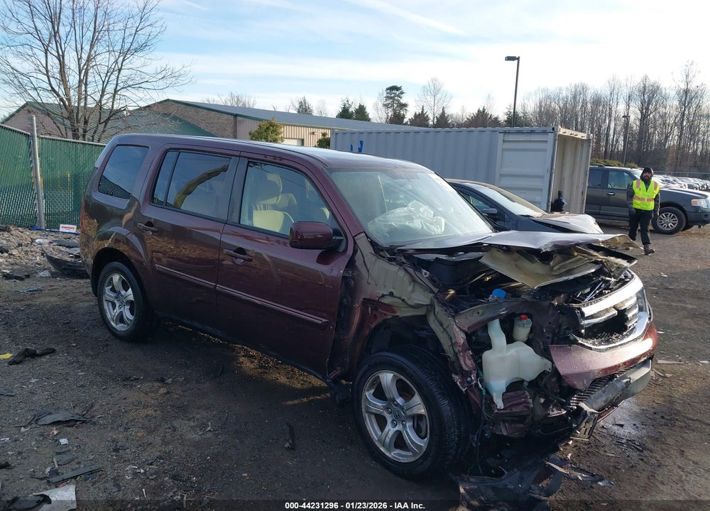 2012 HONDA PILOT EX VIN: 5FNYF4H47CB072805