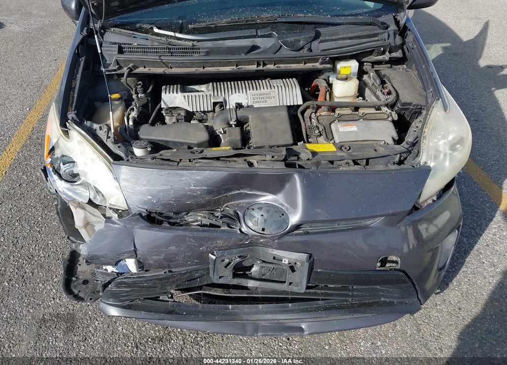 2012 TOYOTA PRIUS TWO VIN: JTDKN3DU3C5395646