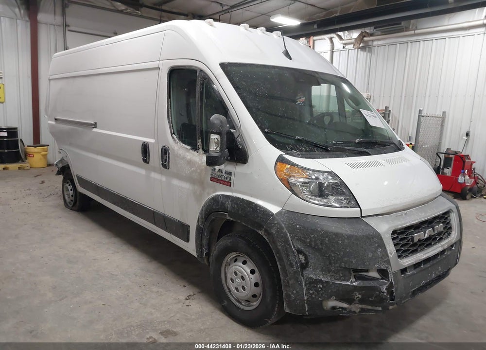 2022 RAM PROMASTER 2500 HIGH ROOF 159 WB VIN: 3C6LRVDG4NE121076