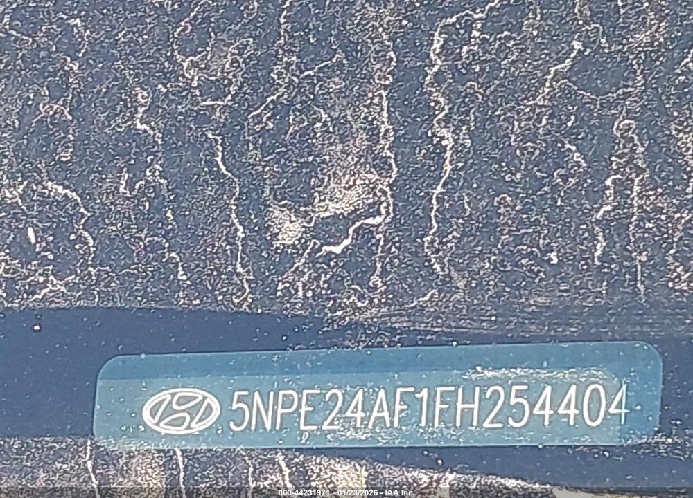 2015 HYUNDAI SONATA SE VIN: 5NPE24AF1FH254404