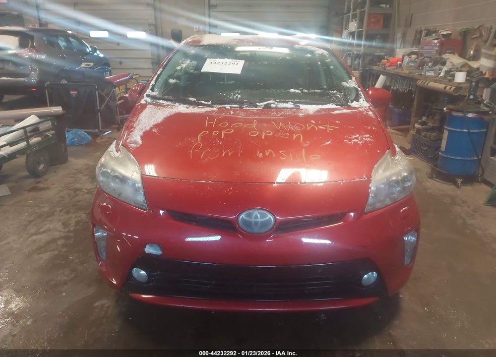 2012 TOYOTA PRIUS FIVE VIN: JTDKN3DU6C1559849