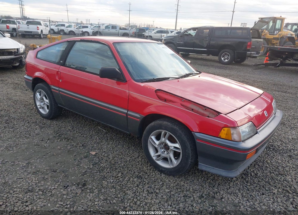 1987 HONDA CIVIC 1500 CRX VIN: JHMEC1326HS011891