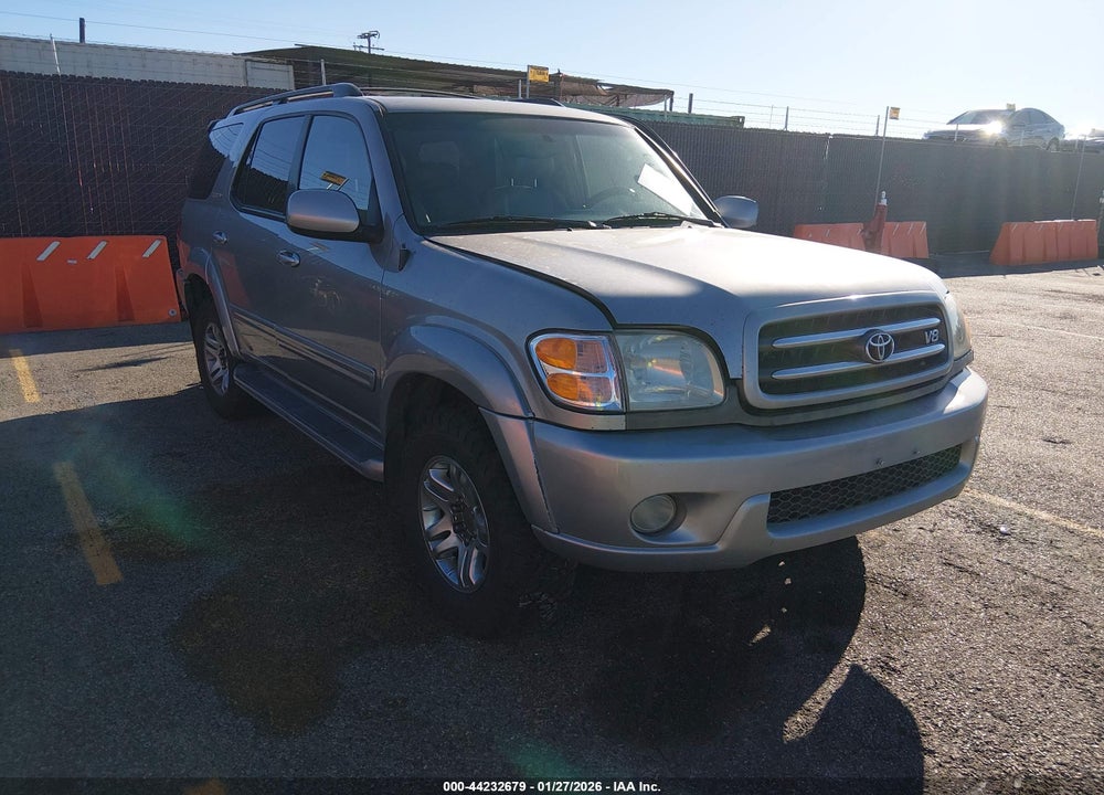 2003 TOYOTA SEQUOIA LIMITED V8 VIN: 5TDBT48A63S145436