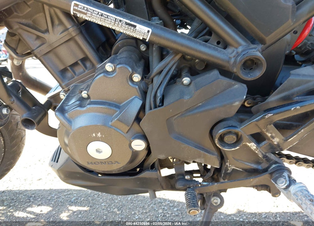2023 HONDA CBF300 NA VIN: MLHNC5556P5300098