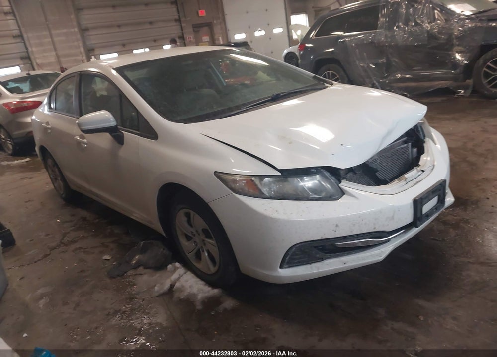 2014 HONDA CIVIC LX VIN: 19XFB2F51EE003443
