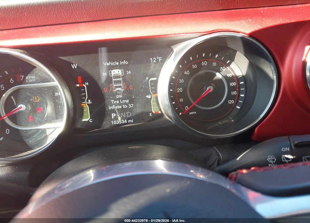 2019 JEEP WRANGLER RUBICON VIN: 1C4HJXCGXKW605144