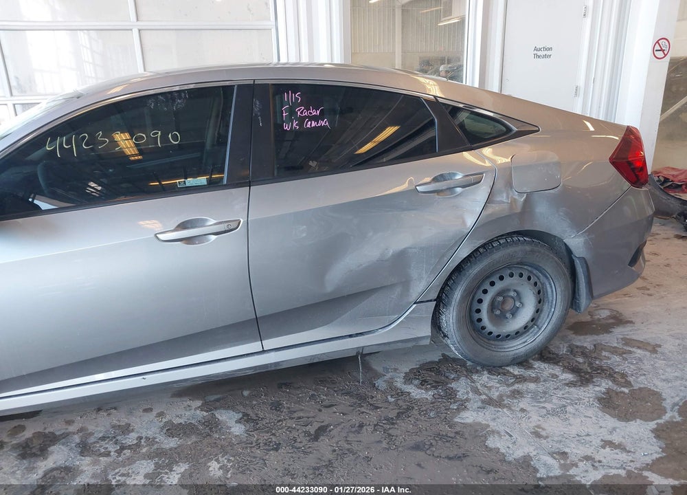 2019 HONDA CIVIC LX VIN: 19XFC2F66KE001642