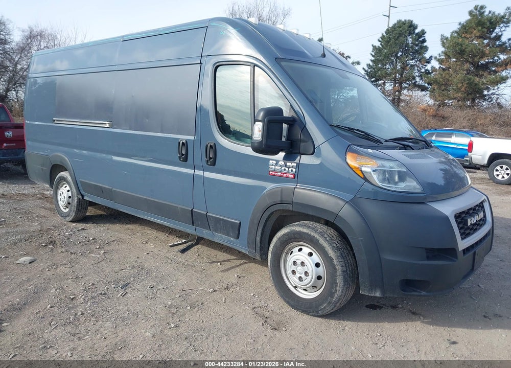 2020 RAM PROMASTER 3500 CARGO VAN HIGH ROOF 159 WB EXT VIN: 3C6URVJG4LE117809