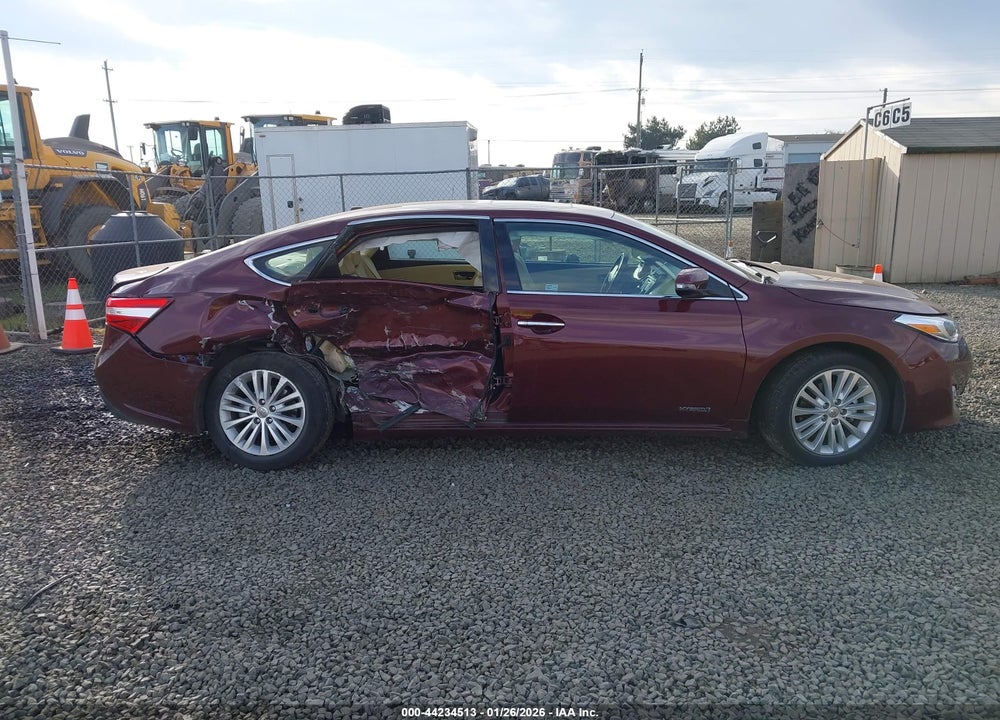 2014 TOYOTA AVALON HYBRID XLE TOURING VIN: 4T1BD1EB0EU022590
