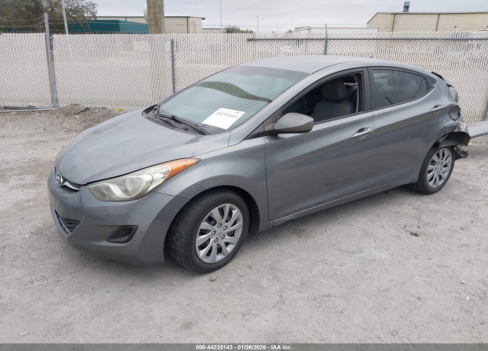 2012 HYUNDAI ELANTRA GLS VIN: 5NPDH4AE3CH091655