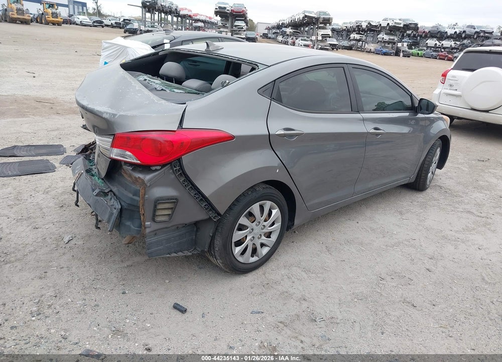 2012 HYUNDAI ELANTRA GLS VIN: 5NPDH4AE3CH091655