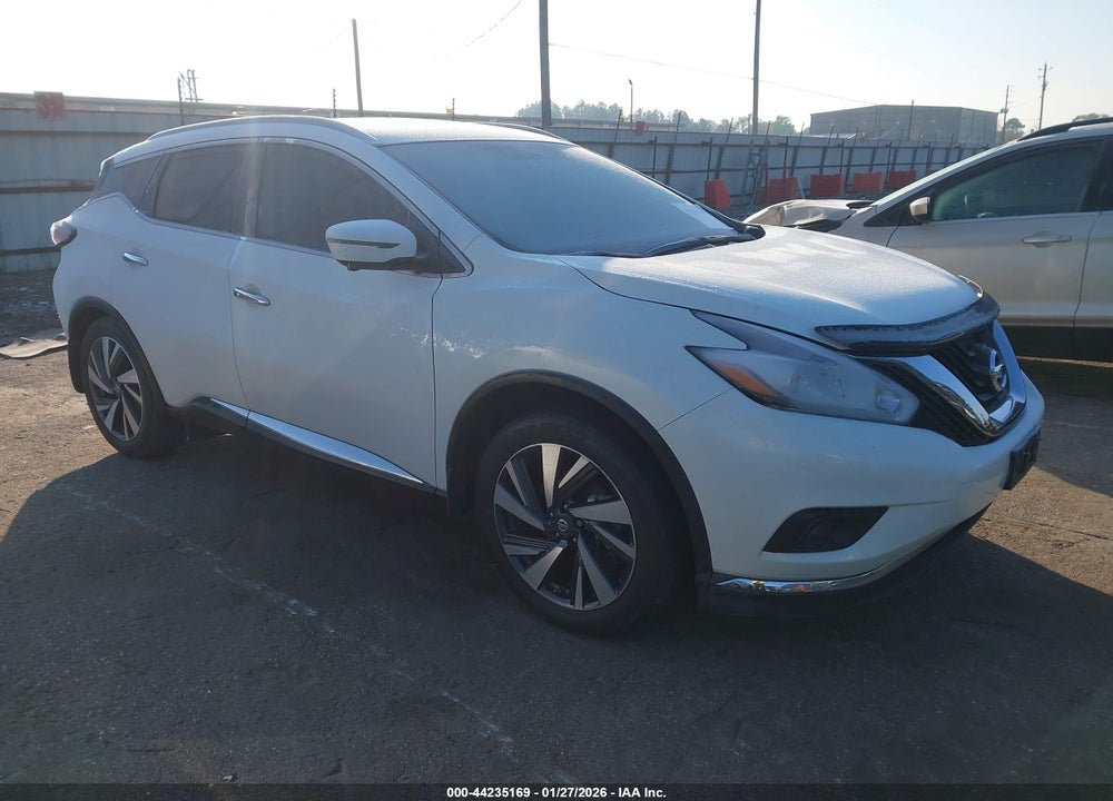 2018 NISSAN MURANO PLATINUM VIN: 5N1AZ2MG7JN200239