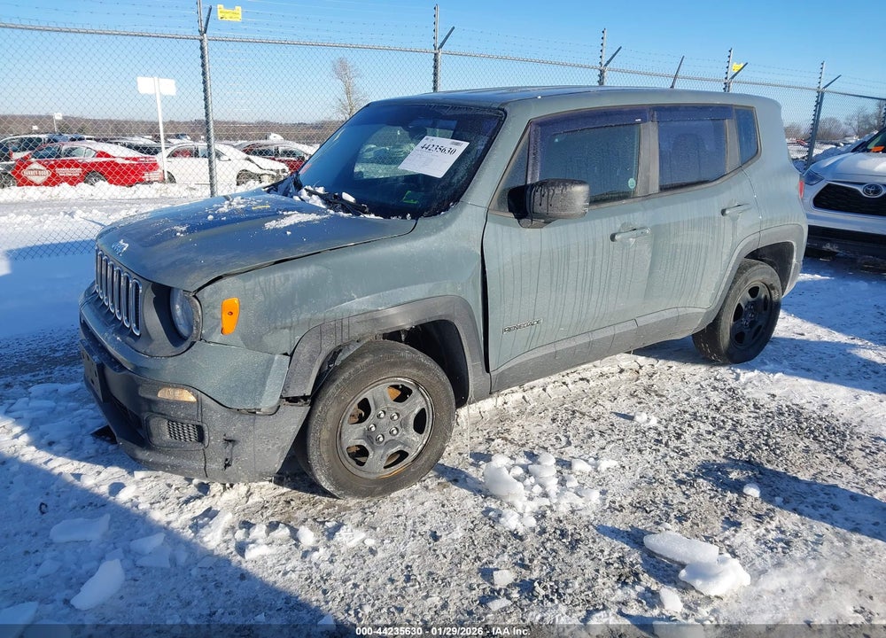 2017 JEEP RENEGADE SPORT 4X4 VIN: ZACCJBAB5HPE98949
