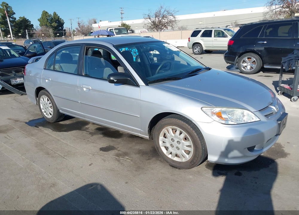 2005 HONDA CIVIC LX VIN: 2HGES16635H605507