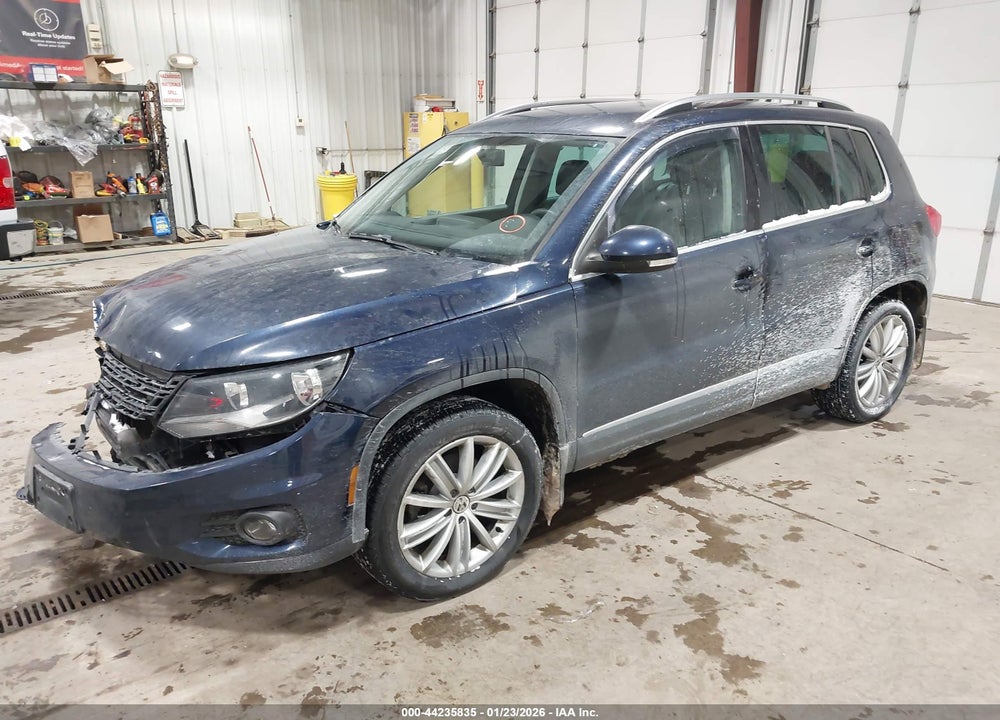 2013 VOLKSWAGEN TIGUAN SE VIN: WVGBV3AX9DW612980