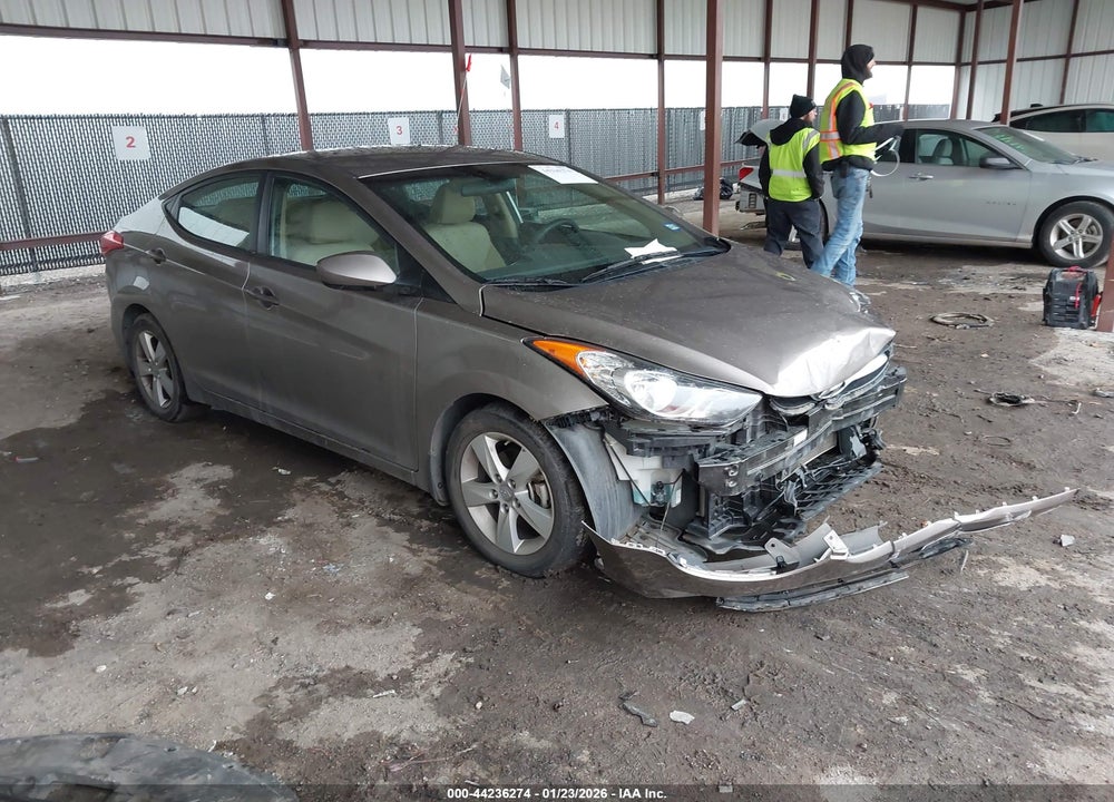 2013 HYUNDAI ELANTRA GLS/LIMITED VIN: 5NPDH4AEXDH204695
