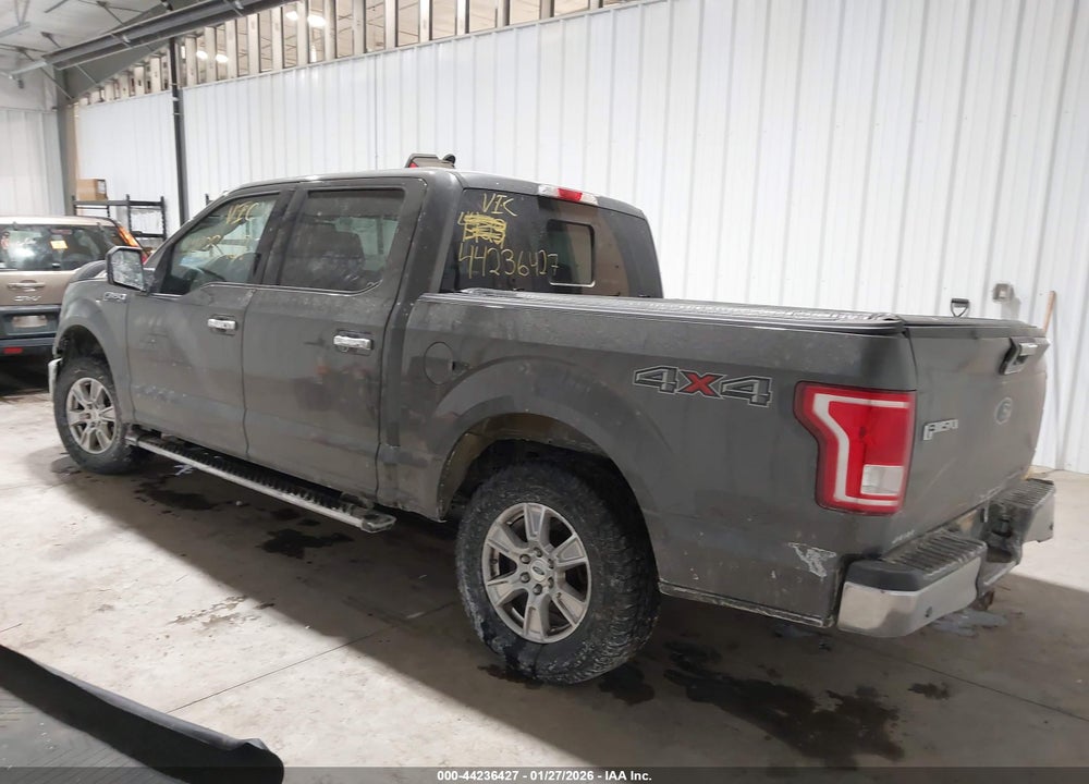 2016 FORD F-150 XLT VIN: 1FTEW1EF7GKD44253