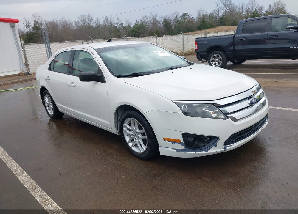 2012 FORD FUSION S VIN: 3FAHP0GA6CR134700