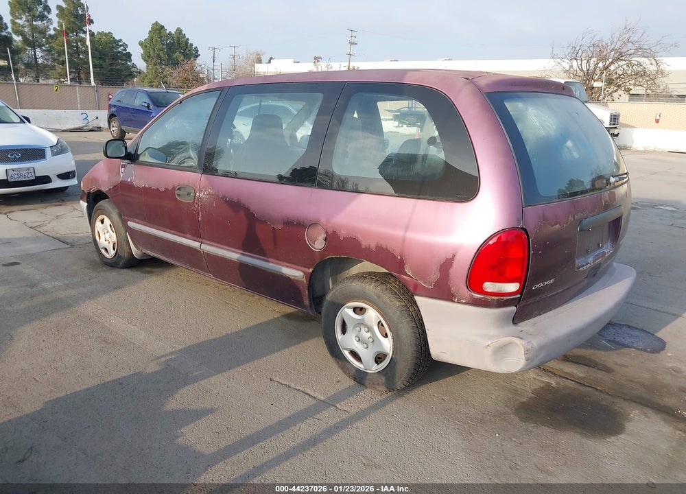 1999 DODGE CARAVAN VIN: 2B4FP25B4XR217169