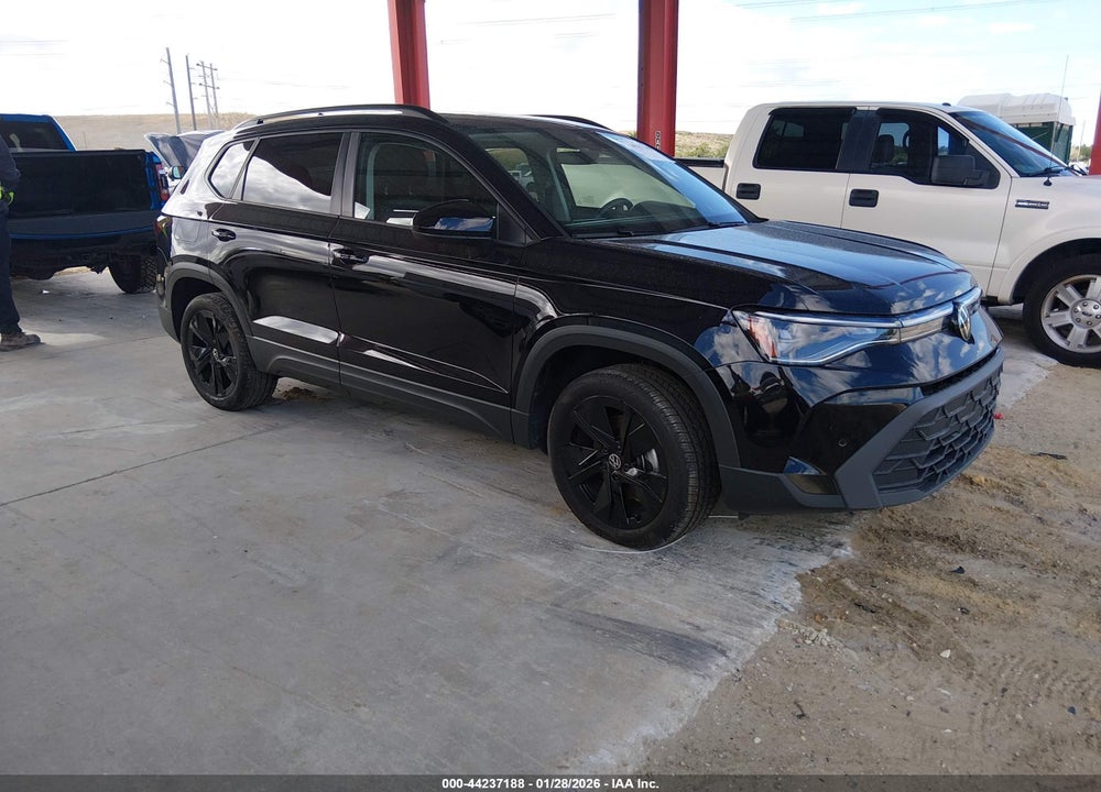 2025 VOLKSWAGEN TAOS 1.5T SE BLACK VIN: 3VV3C7B27SM008089