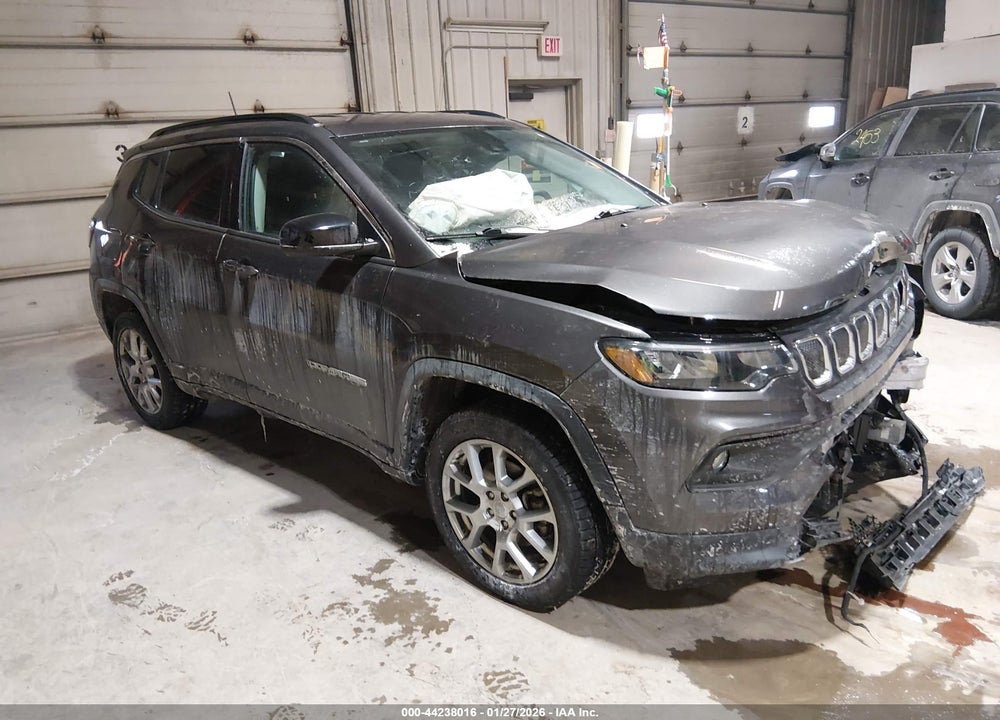 2022 JEEP COMPASS LATITUDE LUX 4X4 VIN: 3C4NJDFB1NT201676