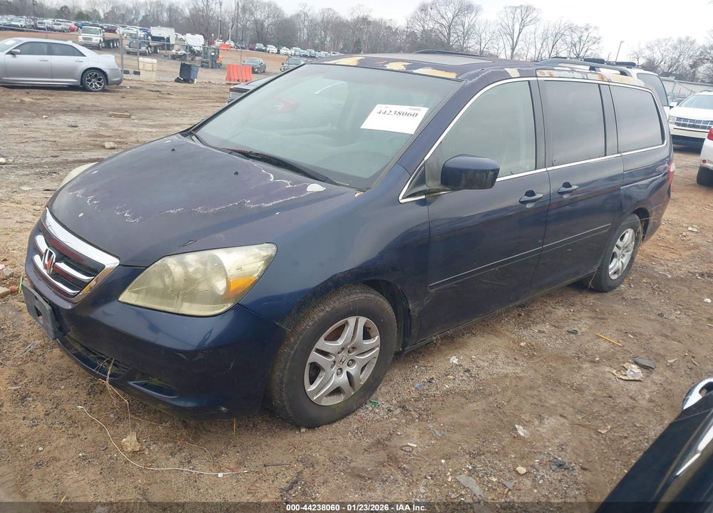 2007 HONDA ODYSSEY EX-L VIN: 5FNRL38787B050402