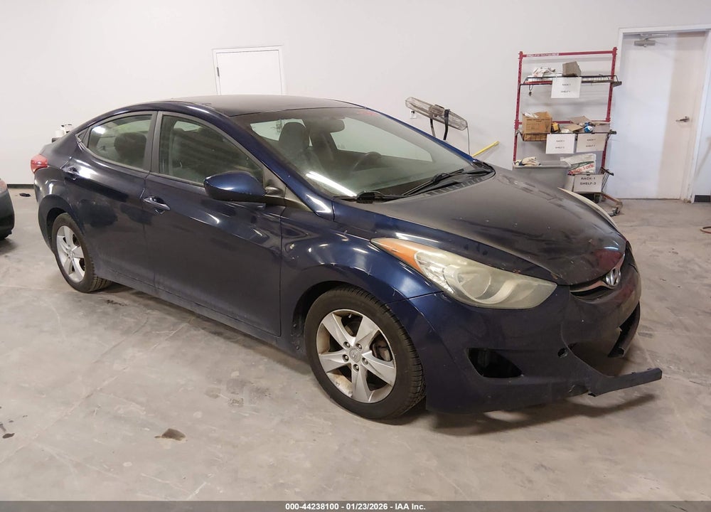 2013 HYUNDAI ELANTRA GLS VIN: 5NPDH4AE2DH336768