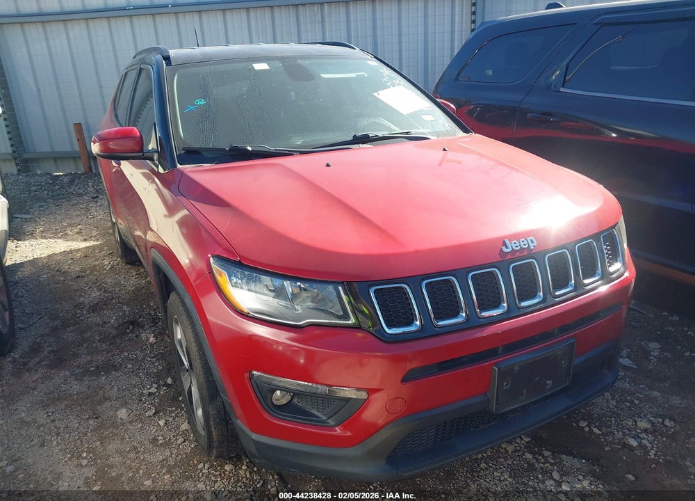 2018 JEEP COMPASS LATITUDE FWD VIN: 3C4NJCBB4JT105874