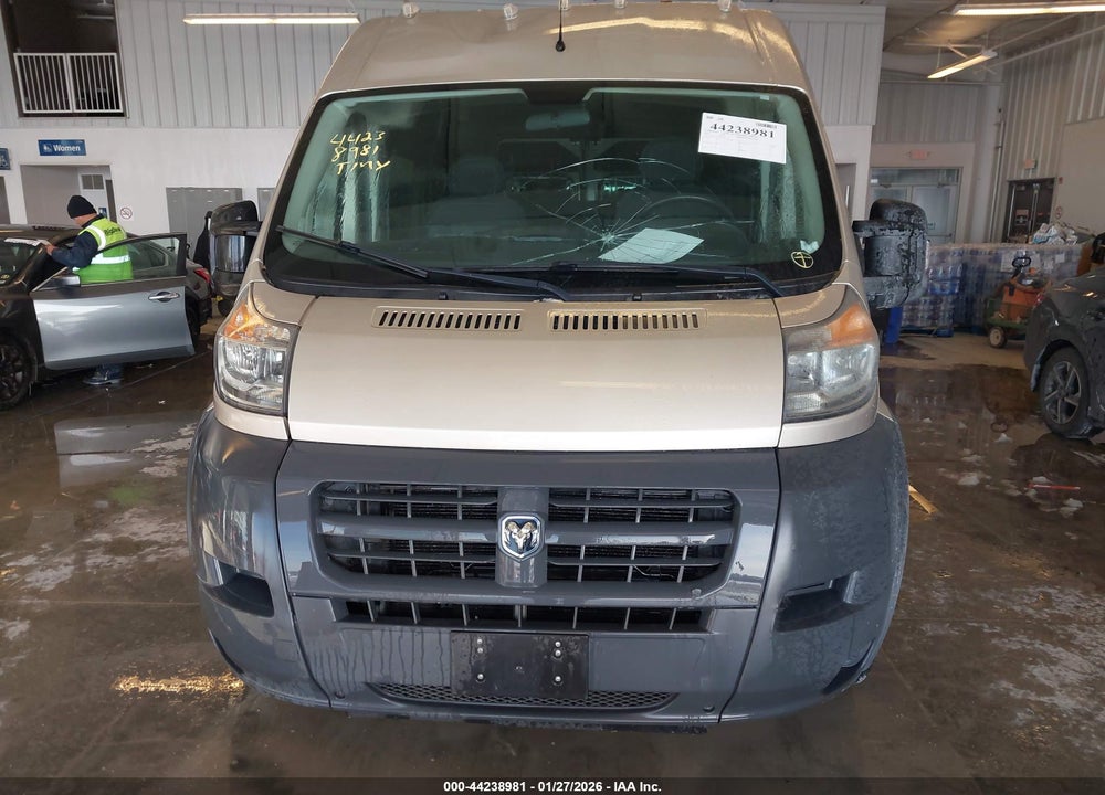 2016 RAM PROMASTER 2500 WINDOW VAN HIGH ROOF VIN: 3C6TRVPG4GE128527