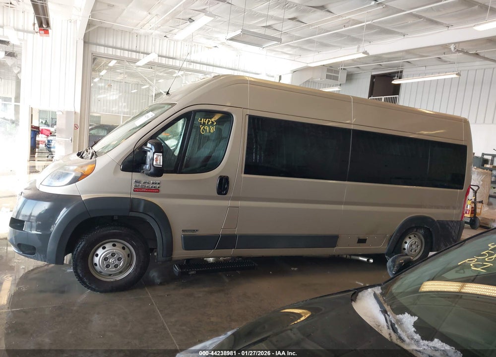 2016 RAM PROMASTER 2500 WINDOW VAN HIGH ROOF VIN: 3C6TRVPG4GE128527