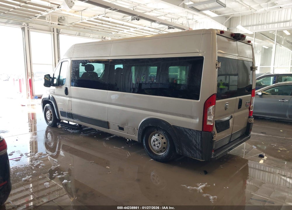 2016 RAM PROMASTER 2500 WINDOW VAN HIGH ROOF VIN: 3C6TRVPG4GE128527