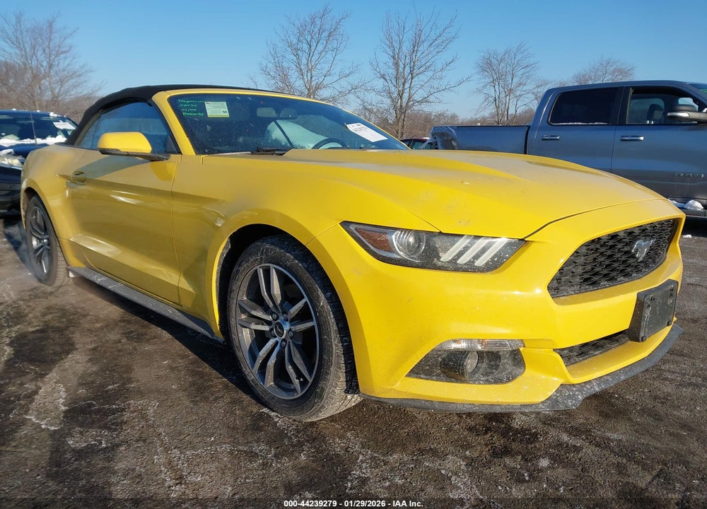 2016 FORD MUSTANG ECOBOOST PREMIUM VIN: 1FATP8UH7G5275634