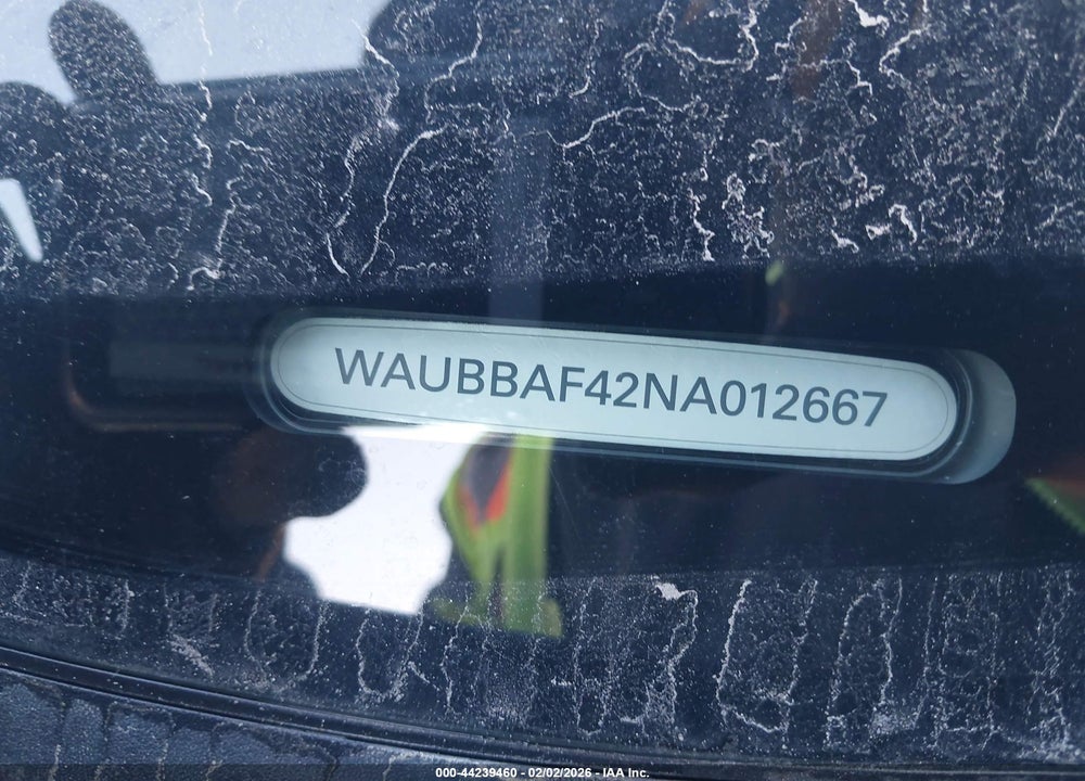 2022 AUDI A4 PREMIUM PLUS 40 TFSI QUATTRO S TRONIC VIN: WAUBBAF42NA012667