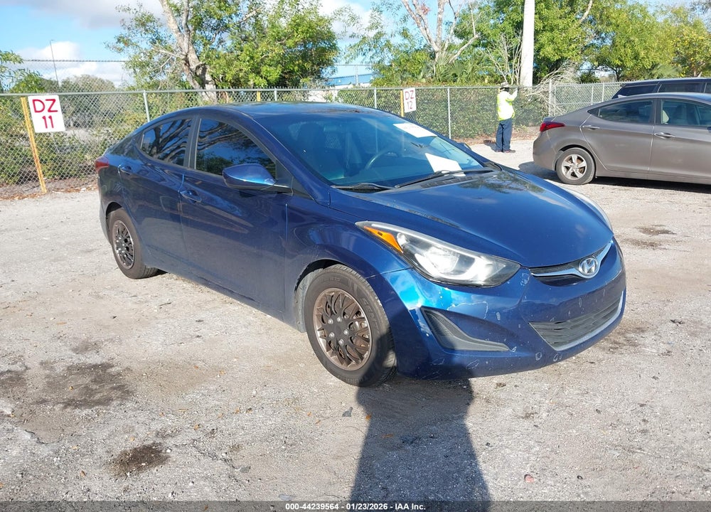 2016 HYUNDAI ELANTRA SE VIN: 5NPDH4AE2GH703835